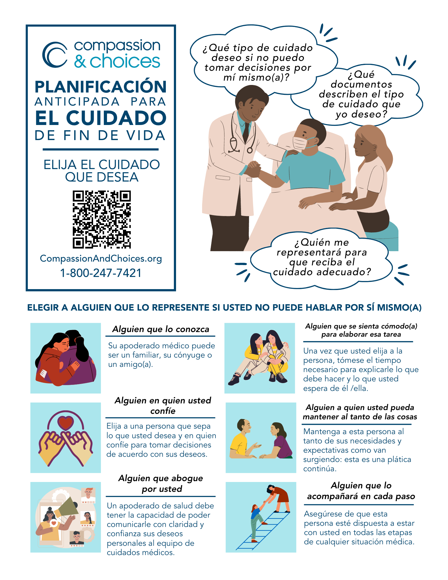 Advance Clar Planning for the End of Life  Flyer Spanish