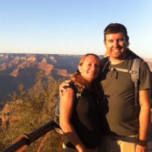 Tom and Christine Whaley at the Grand Canyon